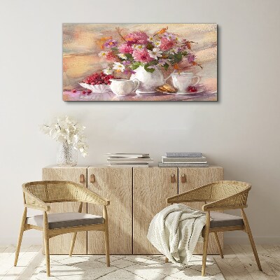 Tablou canvas Aranjament floral pe masă
