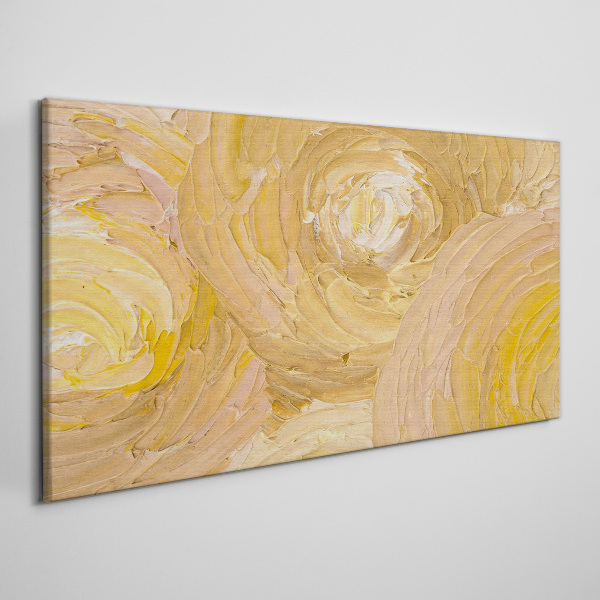 Tablou canvas Spirale bej în lumină moale