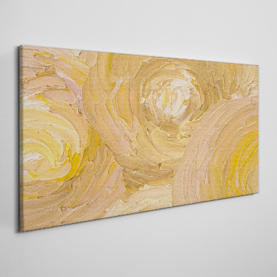 Tablou canvas Spirale bej în lumină moale