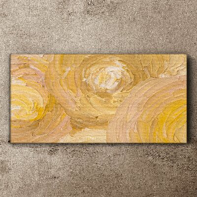Tablou canvas Spirale bej în lumină moale
