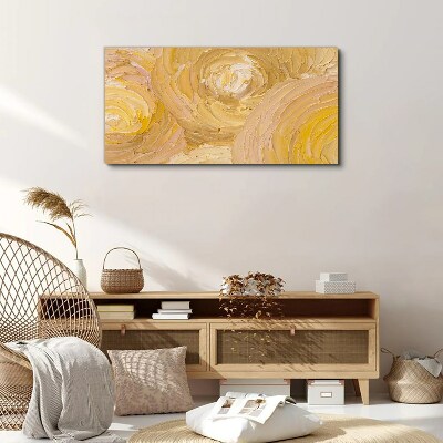 Tablou canvas Spirale bej în lumină moale