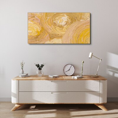 Tablou canvas Spirale bej în lumină moale