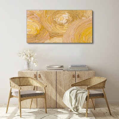 Tablou canvas Spirale bej în lumină moale