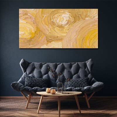 Tablou canvas Spirale bej în lumină moale