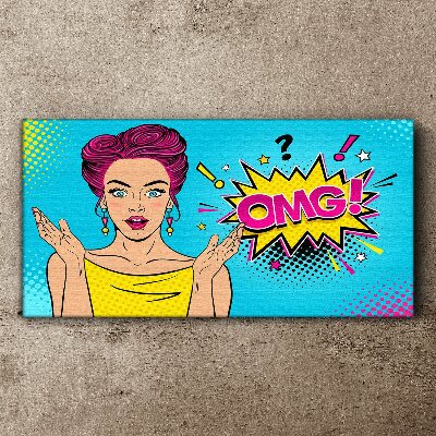 Tablou canvas Surpriză Pop Art