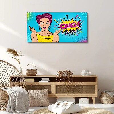 Tablou canvas Surpriză Pop Art