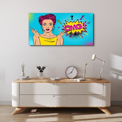 Tablou canvas Surpriză Pop Art