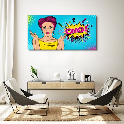 Tablou canvas Surpriză Pop Art