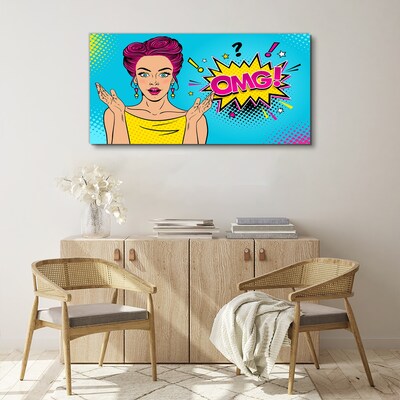 Tablou canvas Surpriză Pop Art