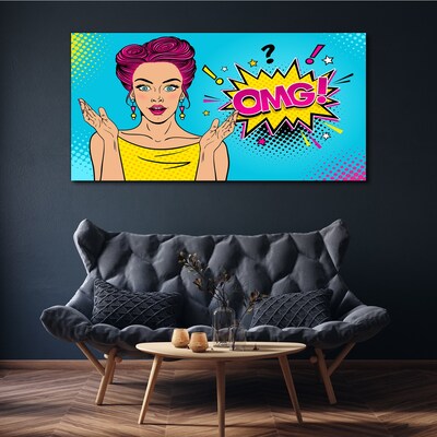 Tablou canvas Surpriză Pop Art