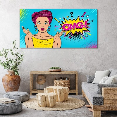 Tablou canvas Surpriză Pop Art