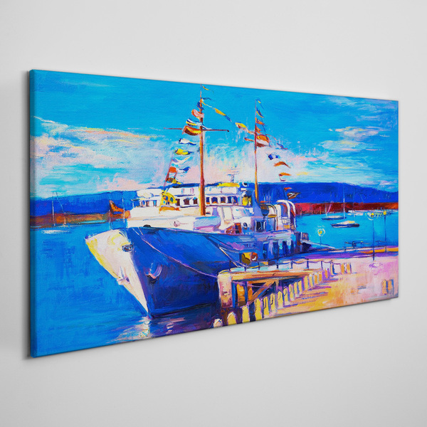 Tablou canvas Marina într-o zi însorită