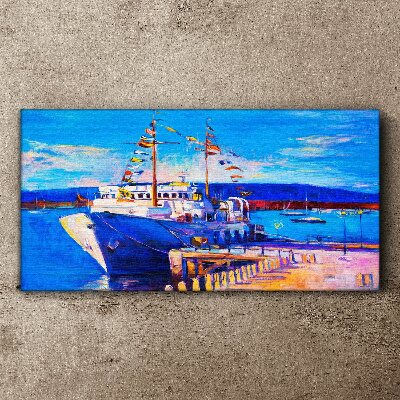 Tablou canvas Marina într-o zi însorită