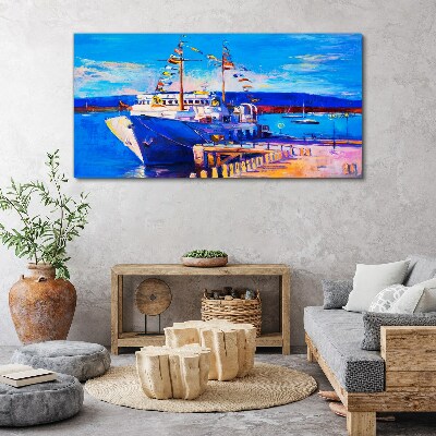 Tablou canvas Marina într-o zi însorită