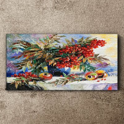 Tablou canvas Buchet de fructe cu rowan