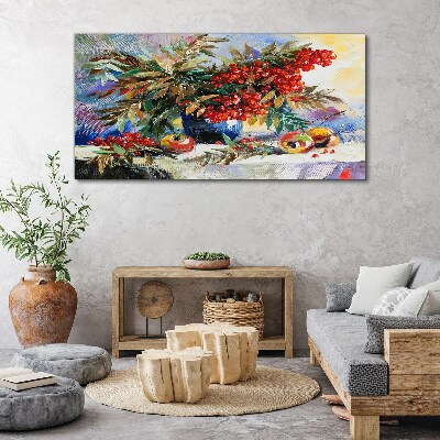 Tablou canvas Buchet de fructe cu rowan