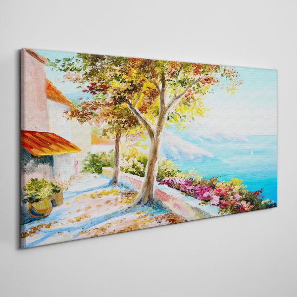 Tablou canvas Peisaj de vară pe litoral