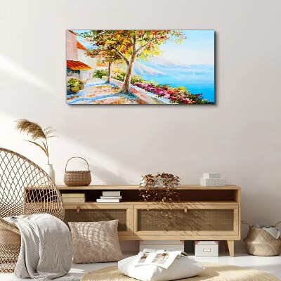 Tablou canvas Peisaj de vară pe litoral
