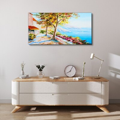 Tablou canvas Peisaj de vară pe litoral