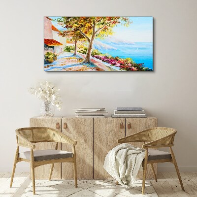 Tablou canvas Peisaj de vară pe litoral
