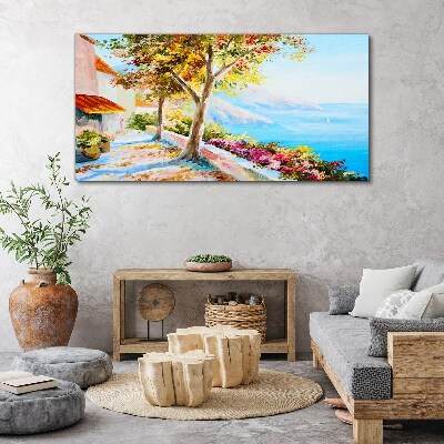 Tablou canvas Peisaj de vară pe litoral