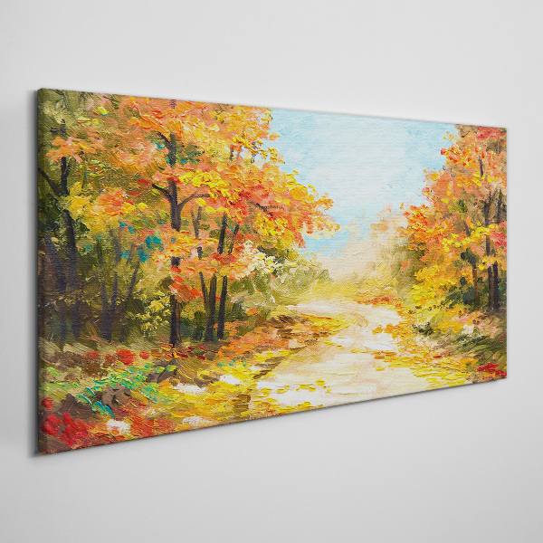 Tablou canvas Aleea de toamnă