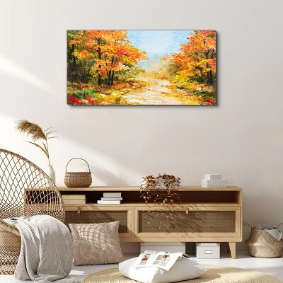 Tablou canvas Aleea de toamnă