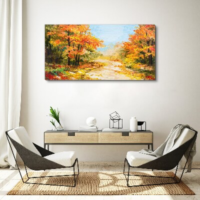 Tablou canvas Aleea de toamnă