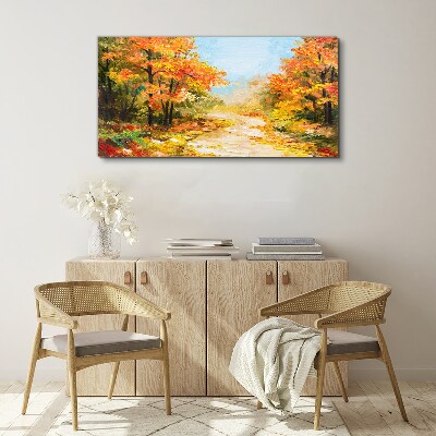 Tablou canvas Aleea de toamnă
