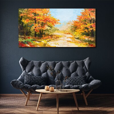 Tablou canvas Aleea de toamnă