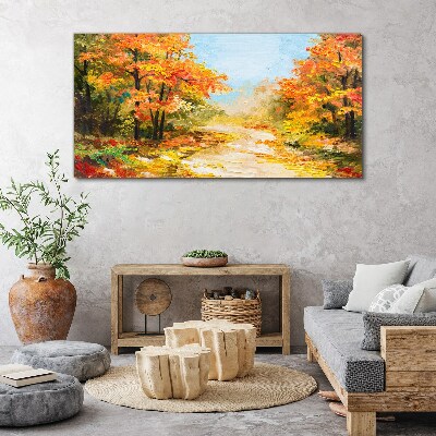 Tablou canvas Aleea de toamnă