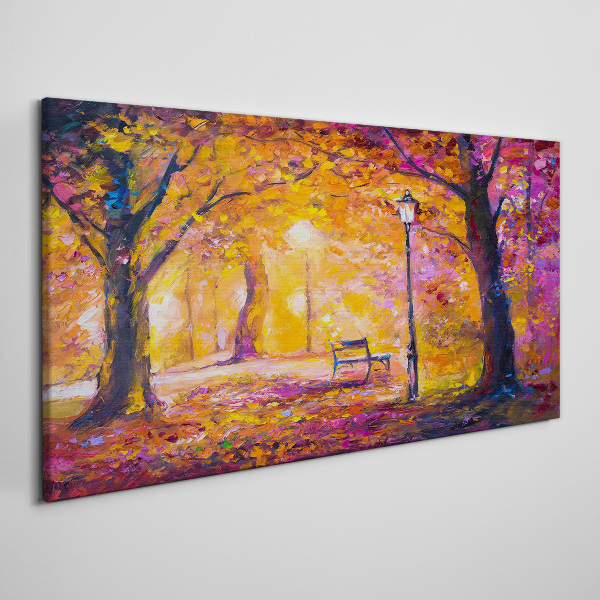 Tablou canvas Toamnă de aur în parc