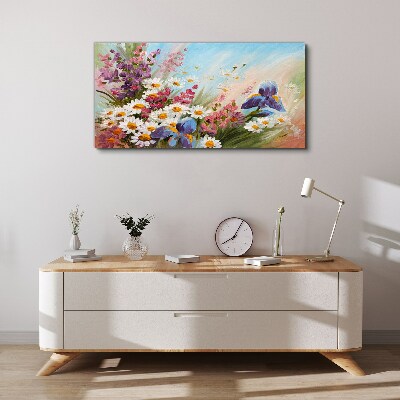 Tablou canvas Buchet de flori de primăvară la soare