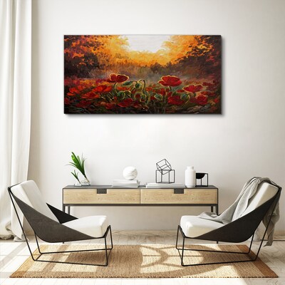 Tablou canvas Macii aurii în lumina dimineții
