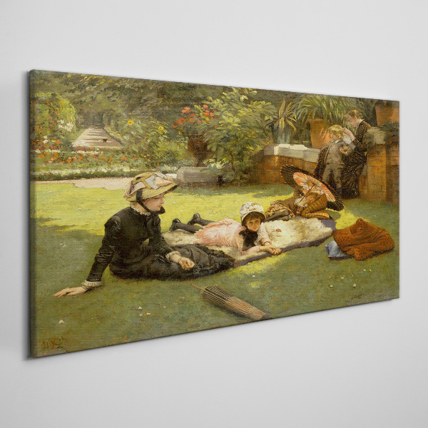 Tablou canvas După-amiaza de vară în grădină