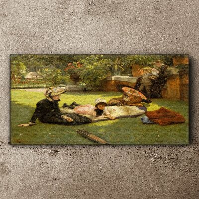 Tablou canvas După-amiaza de vară în grădină