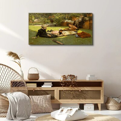 Tablou canvas După-amiaza de vară în grădină
