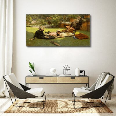 Tablou canvas După-amiaza de vară în grădină