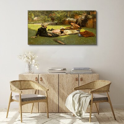 Tablou canvas După-amiaza de vară în grădină