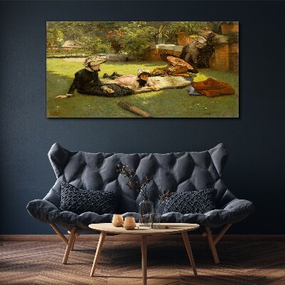 Tablou canvas După-amiaza de vară în grădină