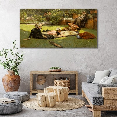 Tablou canvas După-amiaza de vară în grădină