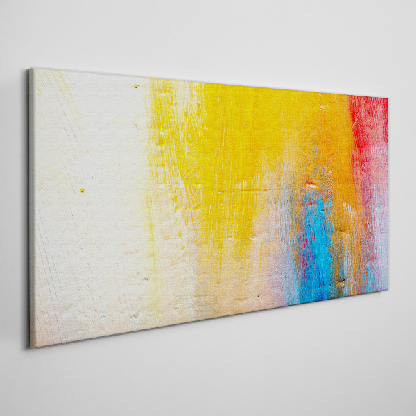 Tablou canvas Abstracție colorată pe un fundal alb