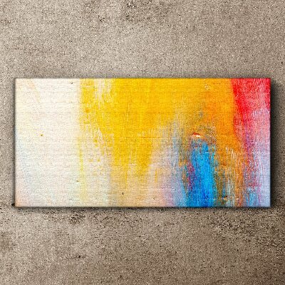 Tablou canvas Abstracție colorată pe un fundal alb