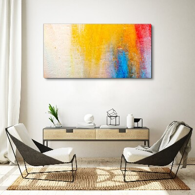 Tablou canvas Abstracție colorată pe un fundal alb