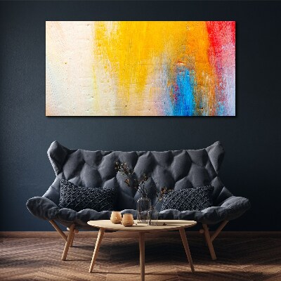 Tablou canvas Abstracție colorată pe un fundal alb