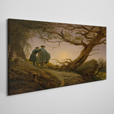 Tablou canvas Apus peste peisaj
