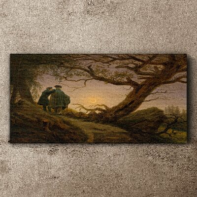 Tablou canvas Apus peste peisaj