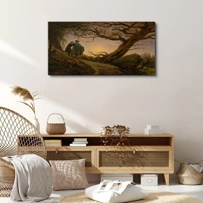 Tablou canvas Apus peste peisaj