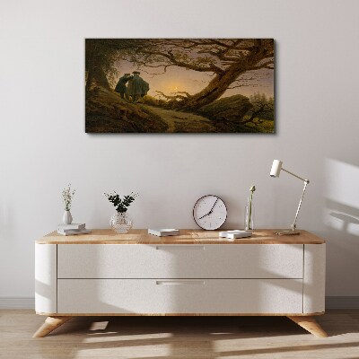 Tablou canvas Apus peste peisaj