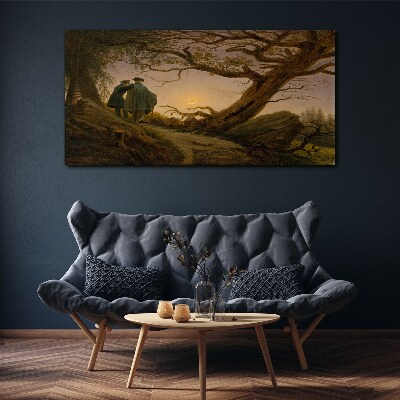 Tablou canvas Apus peste peisaj